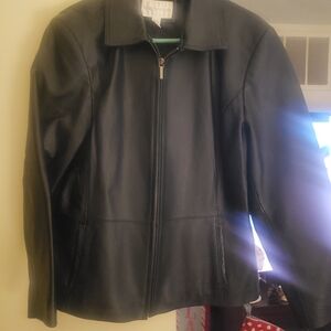 Worthington Black Leather Jacket